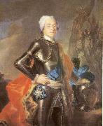Louis de Silvestre Portrait of Johann Georg, Chevalier de Saxe Sweden oil painting artist
